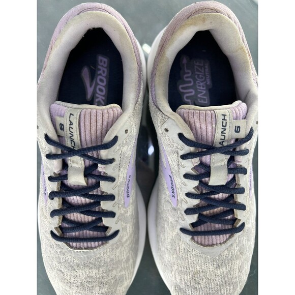 Brooks Launch 6 Women's Running Shoes Size 9 Gray Lavender - Picture 11 of 12
